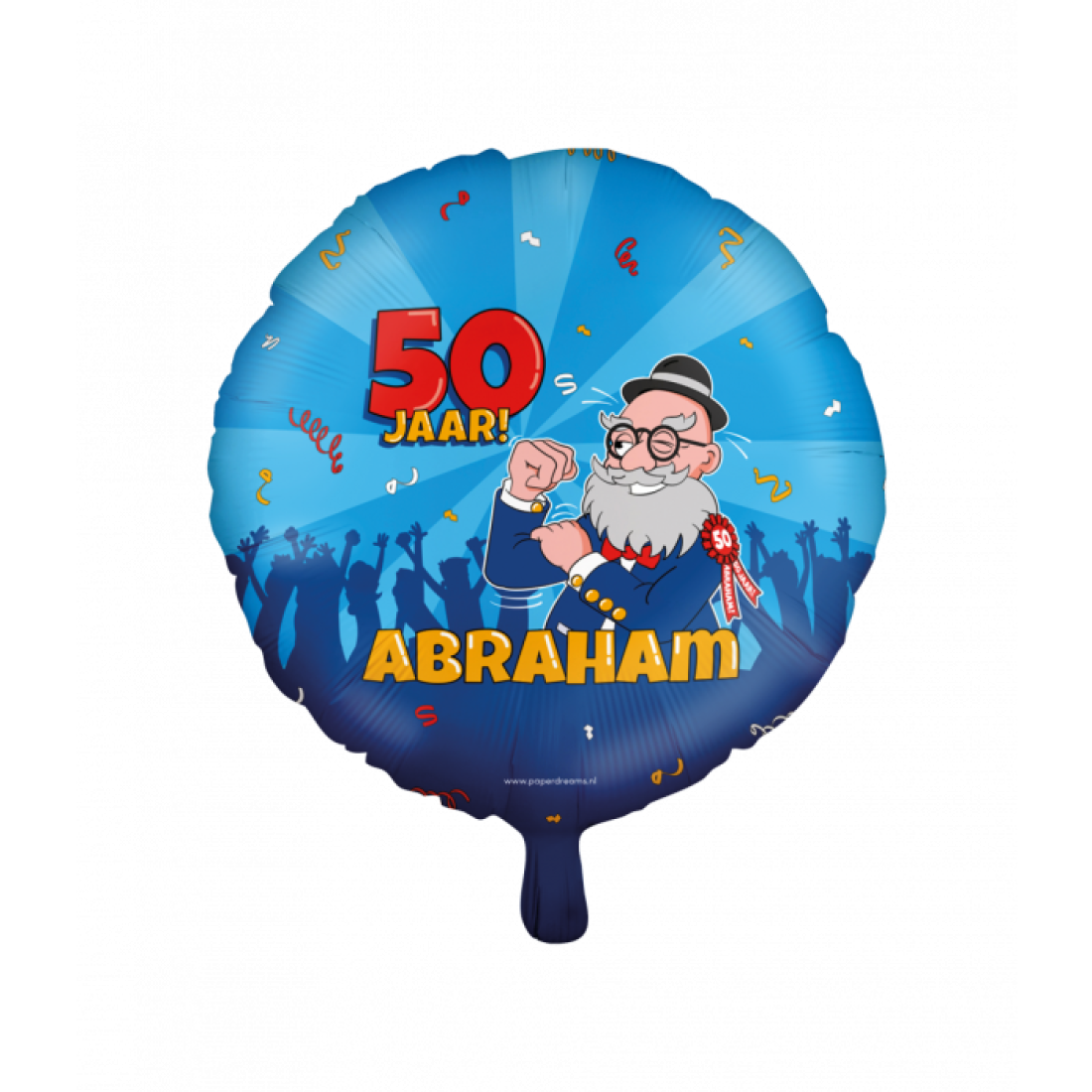 Abraham foil balloon