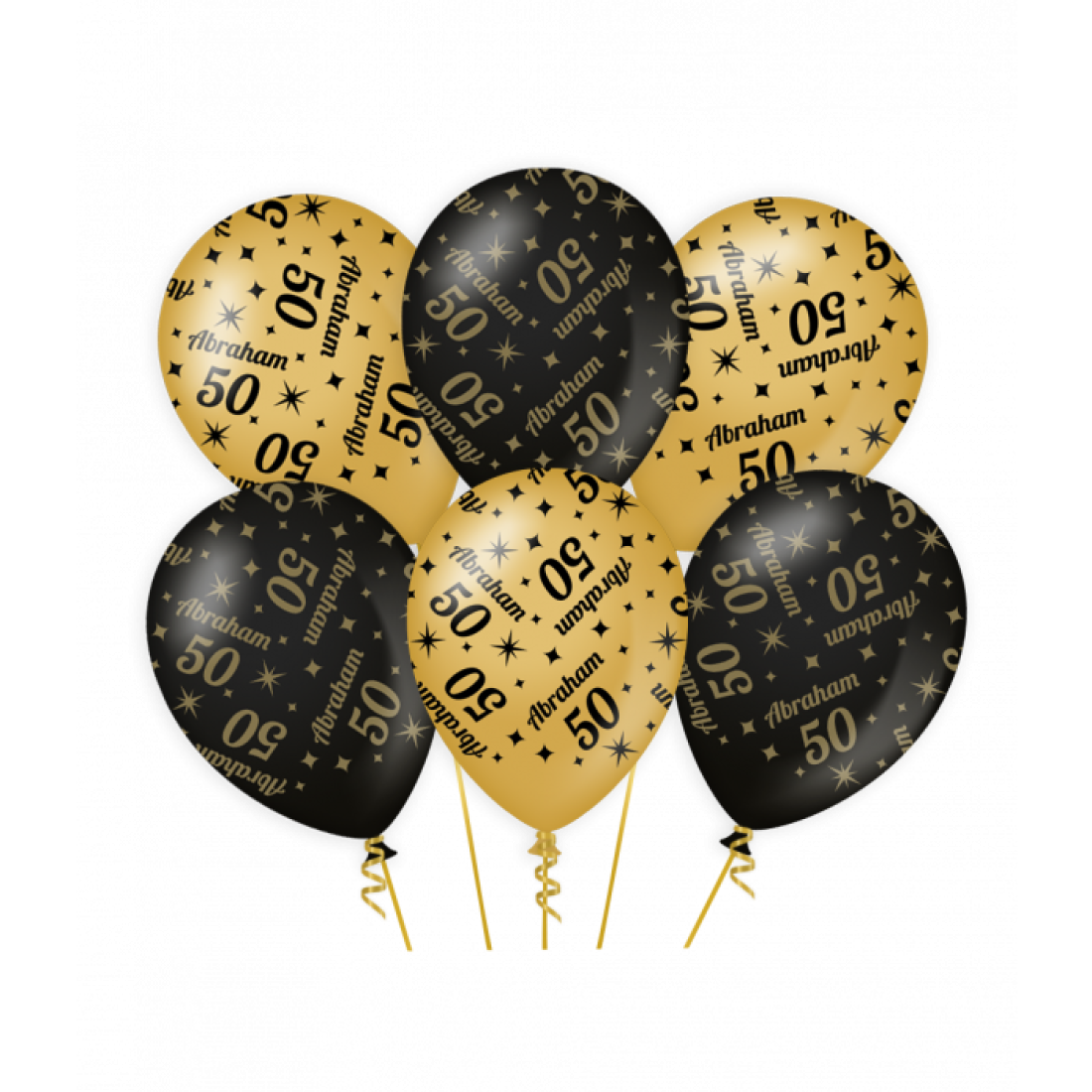 Classy party balloons abraham 50