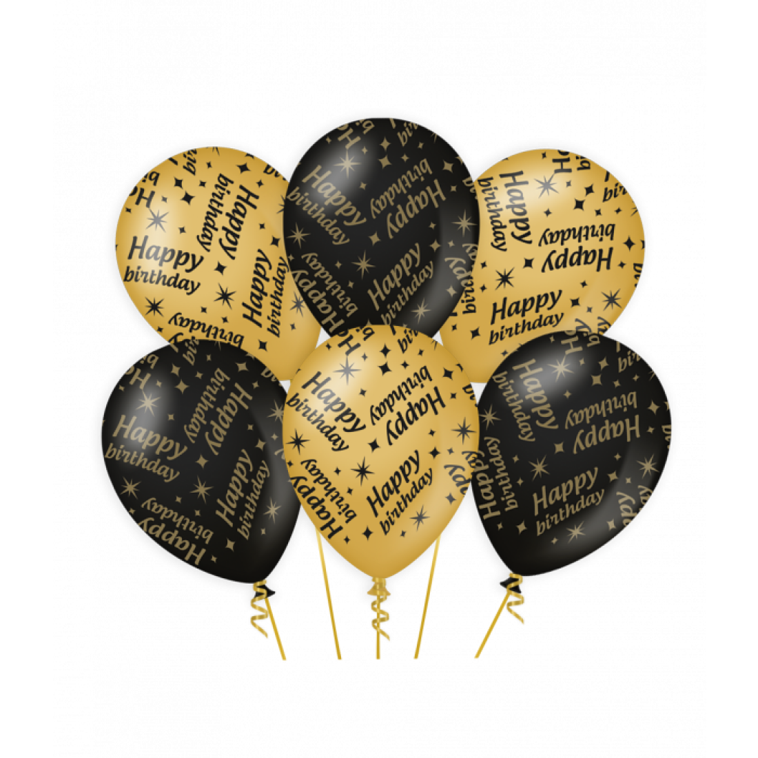 Classy party balloons happy birthday