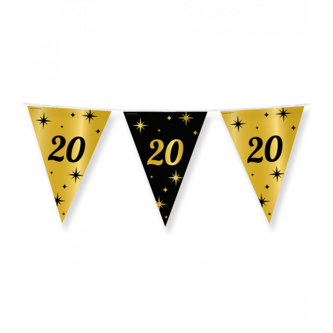 Classy party foil flag - 20