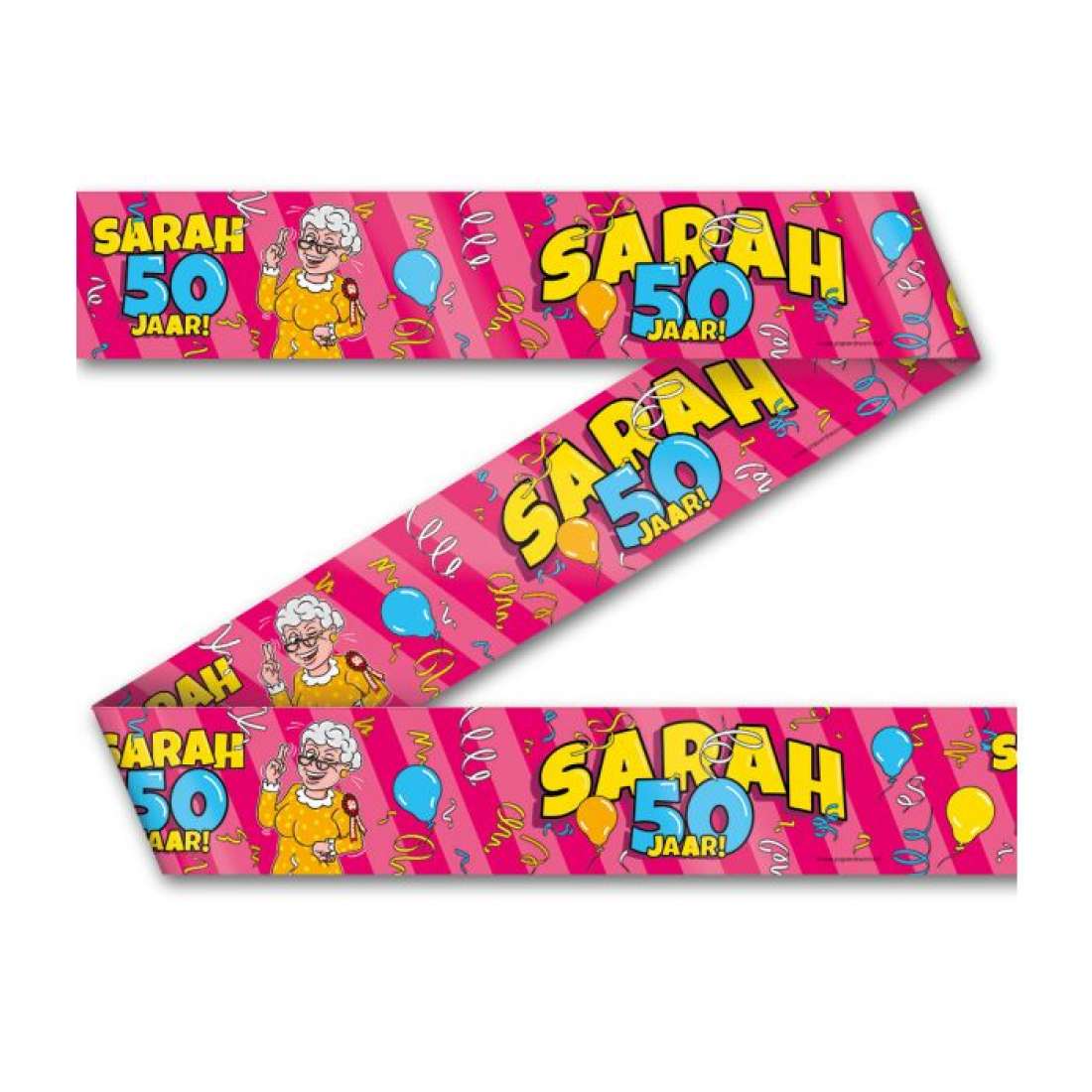 Sarah Cartoon party tape